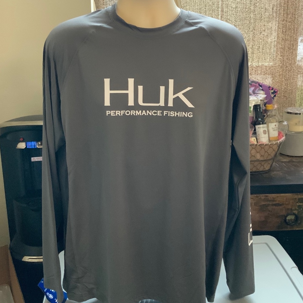 Huk Performance Fishing Vented Long Sleeve XL and 2XL - Picture 1 of 2